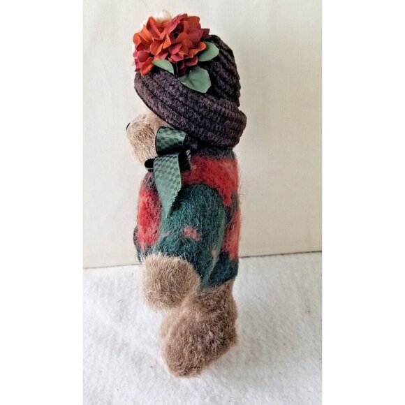Boyds Bears Jointed Plush Bear AUNT FANNY FREMONT 918350 NWT 8" sweater hat - Picture 4 of 12